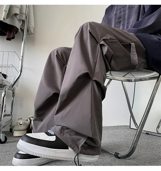Hip-hop Spring Tech Pants Detail