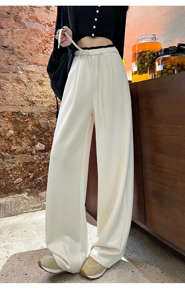Women's Loose Wide-Leg Pants 2025 Detail