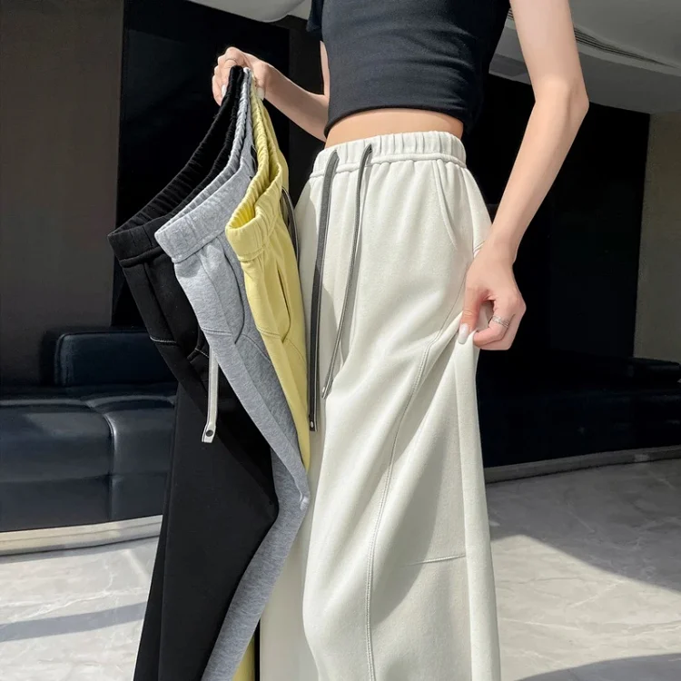 Korean-style Loose Straight Leg Pants 2025 Fall