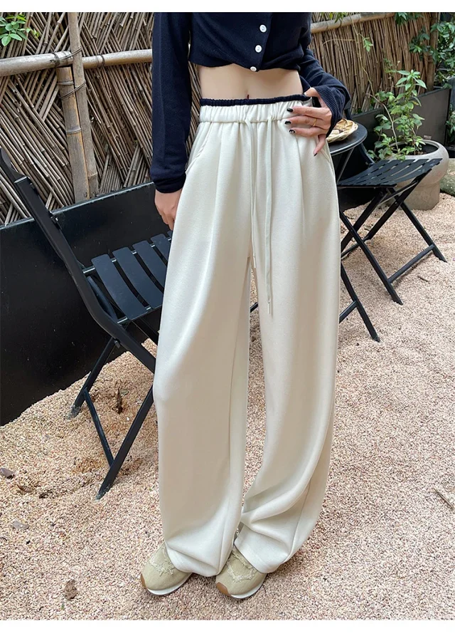 Women's Loose Wide-Leg Pants 2025 Detail