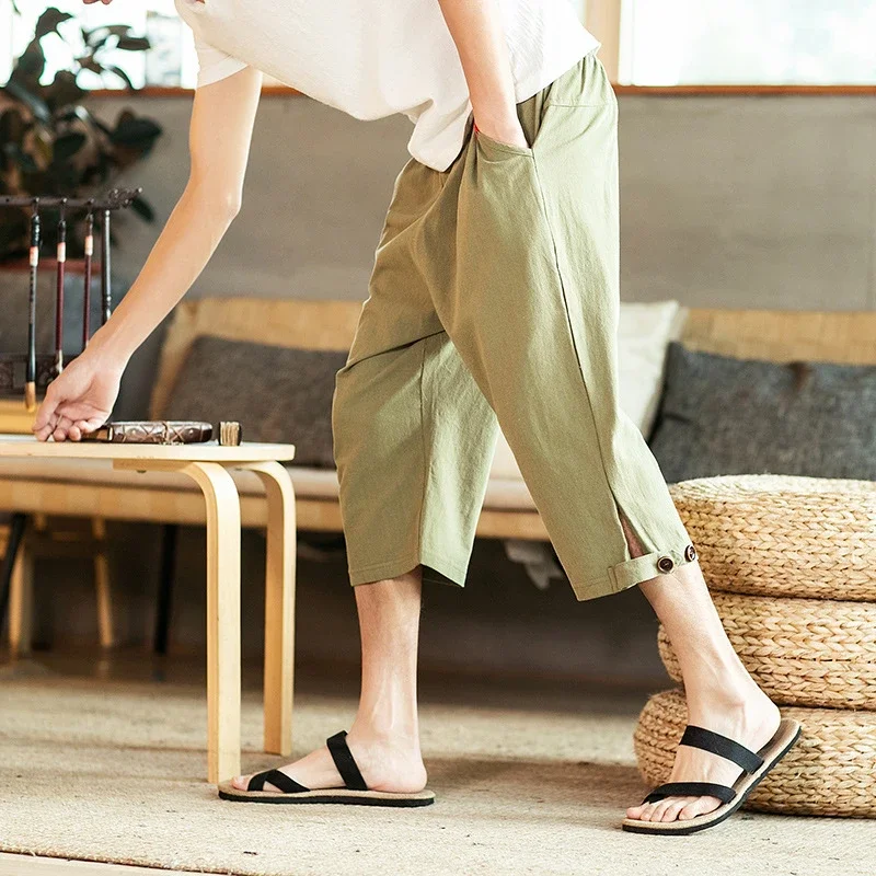 Men's Summer Linen Shorts