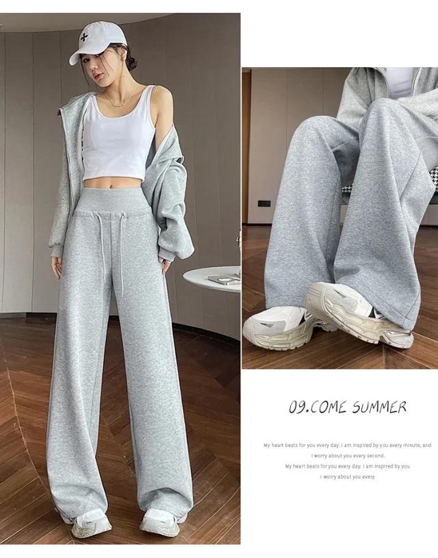 2025 Fall New Women's Drawstring Sweatpants Detail