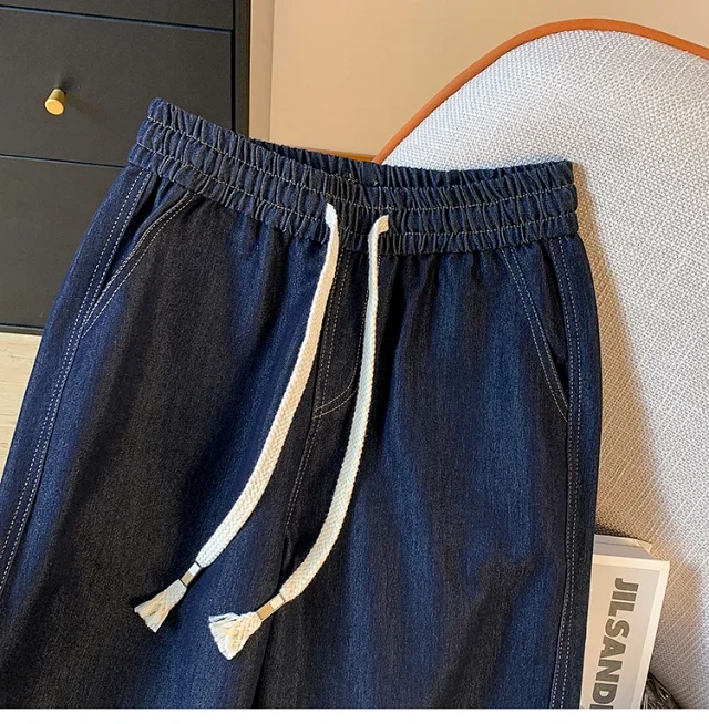 Autumn New Plus Size Lyocell Soft Jeans for Women Detail