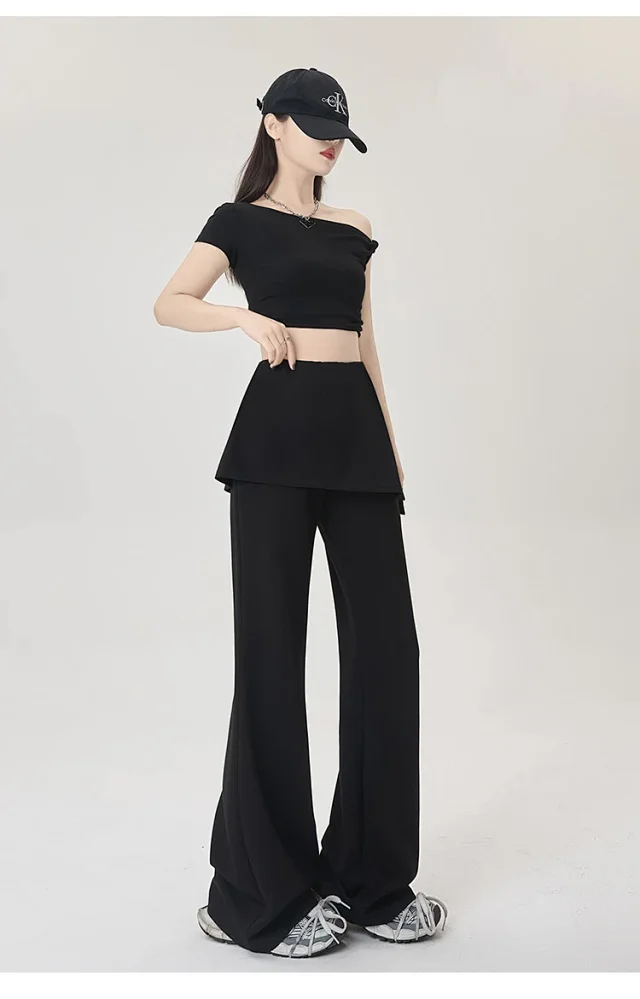American Spice Girl's Flared Yoga Pants Detail