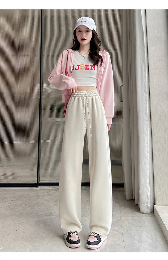 2025 Fall Wide-Leg Pants for Women Detail