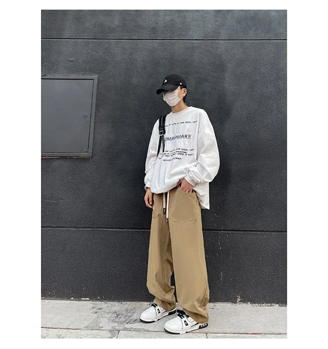Men's Spring Hip Hop Hiking Pants Detail