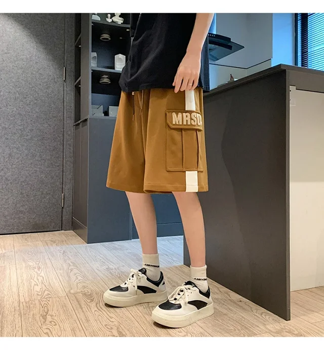 Men's Summer Retro Streetwear Shorts Detail