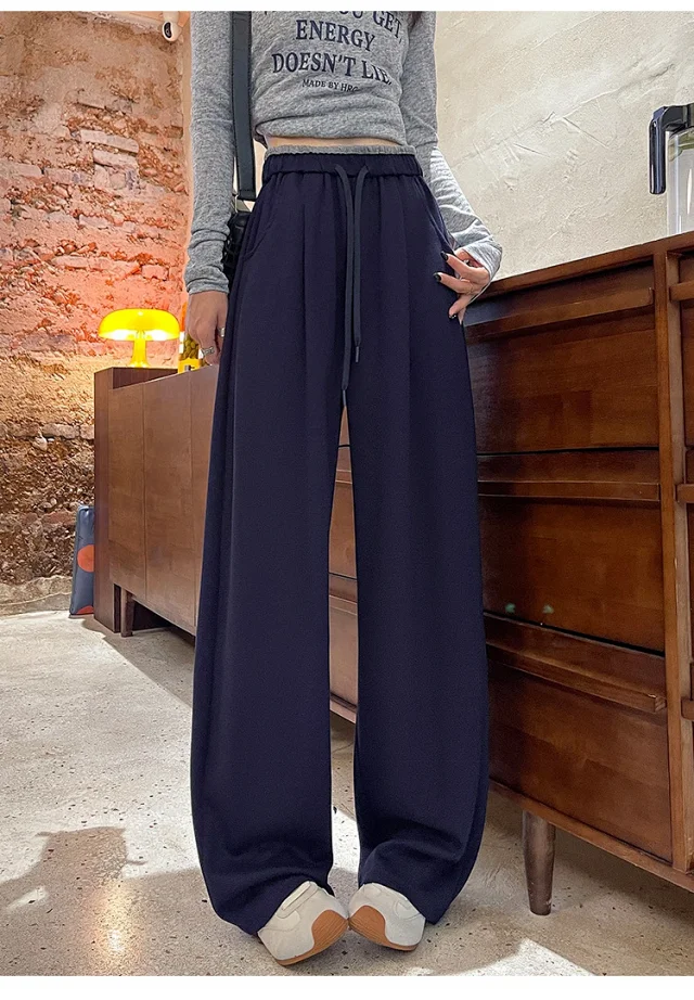Women's Loose Wide-Leg Pants 2025 Detail