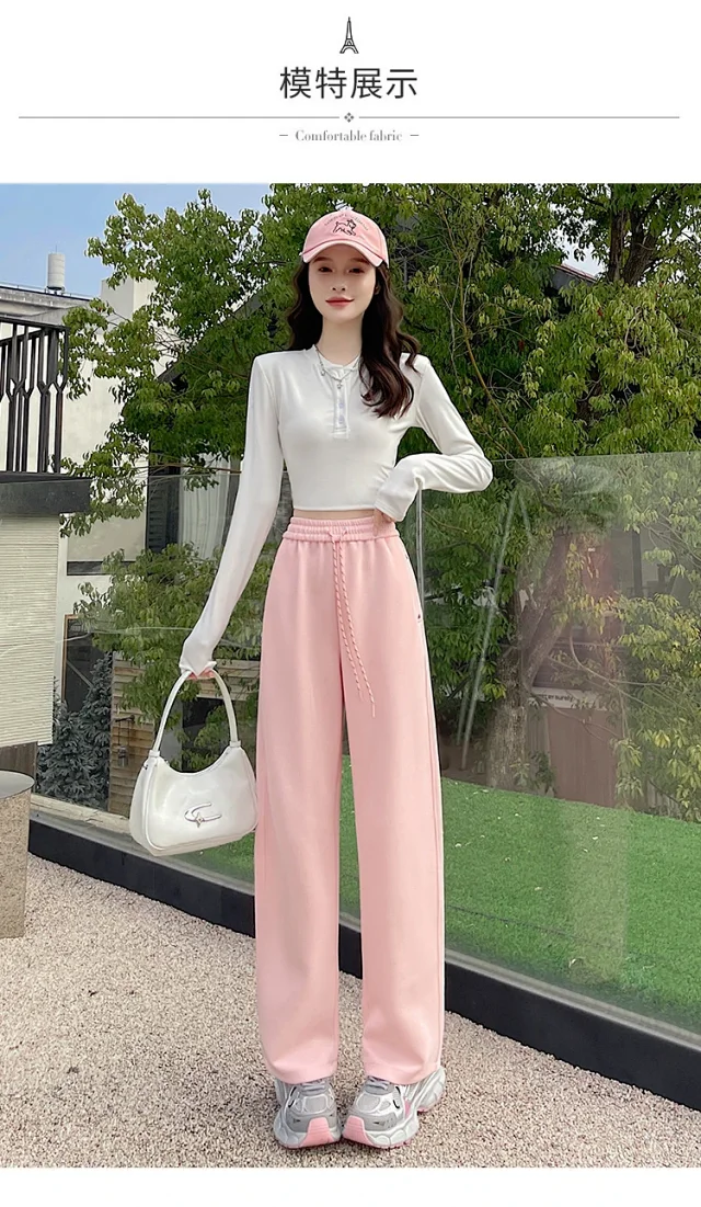 2025 Fall Wide-Leg Pants for Women Detail