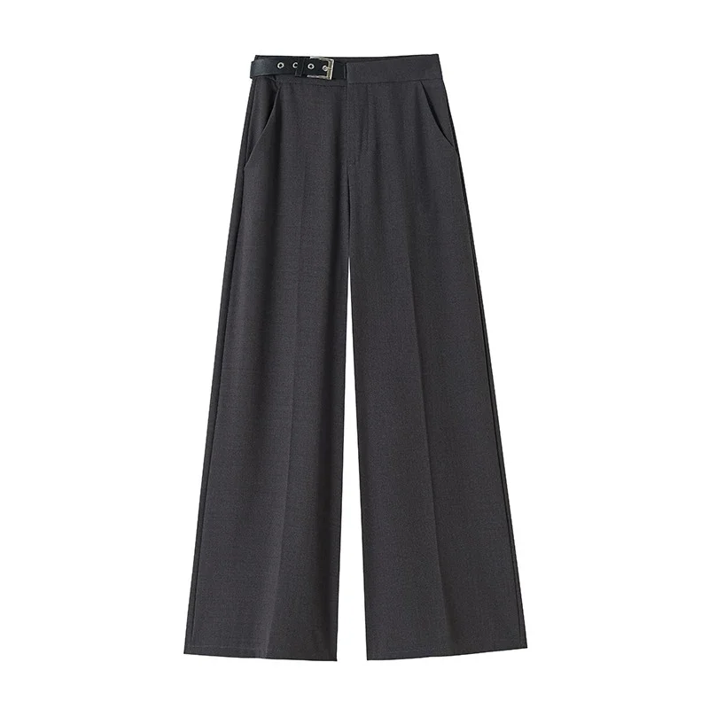 2025 Fall Old Money Style Wide-Leg Trousers