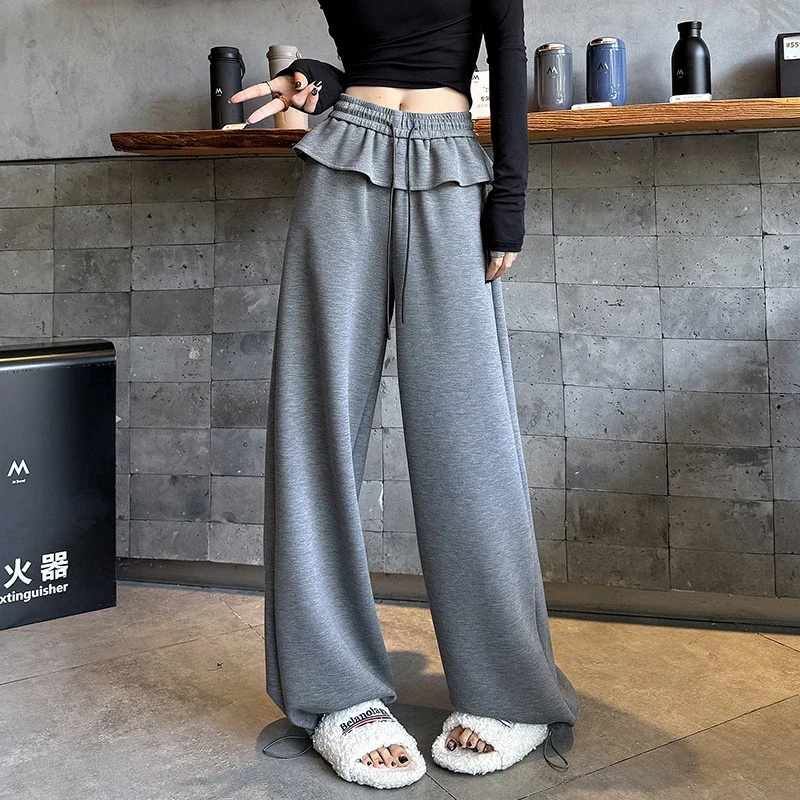 2025 Fall Women's Relaxed Fit Ballet-style Sweatpants