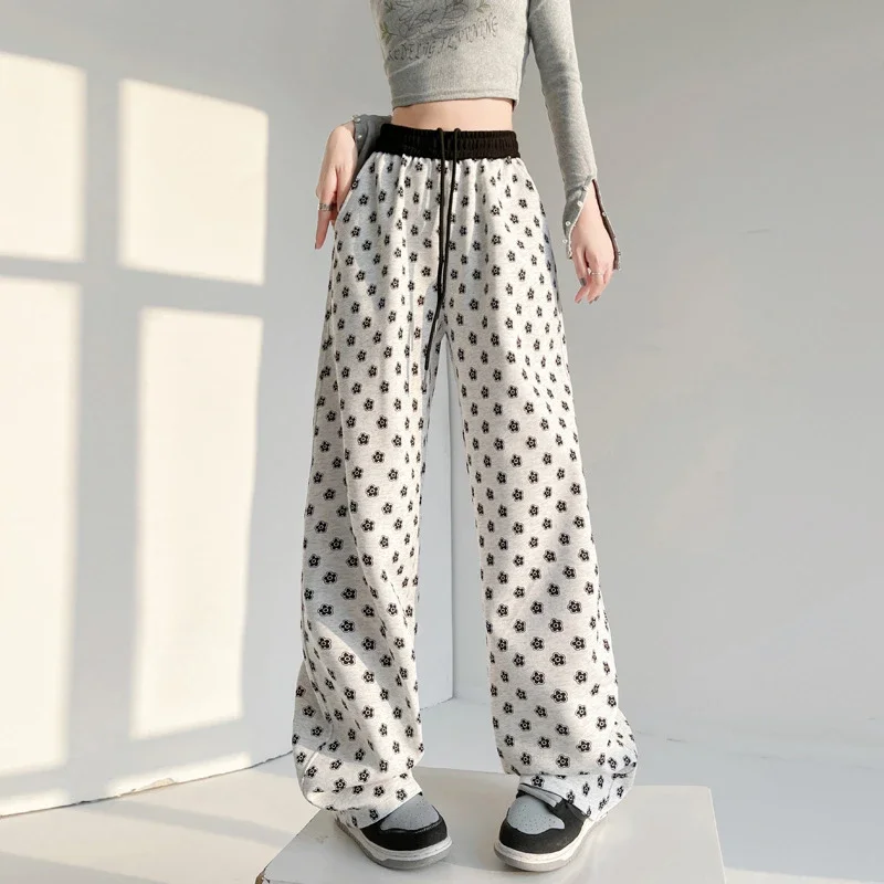 Women's High-waist Drawstring Wide-leg Pants (2025 Fall New)