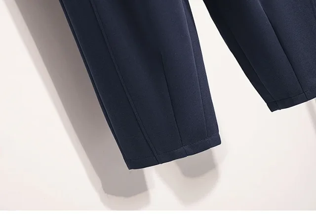 European Style Wide-Leg Sweatpants Detail