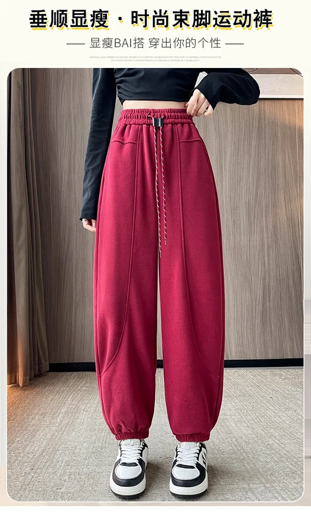 Women's Autumn/Winter Harem Pants Detail