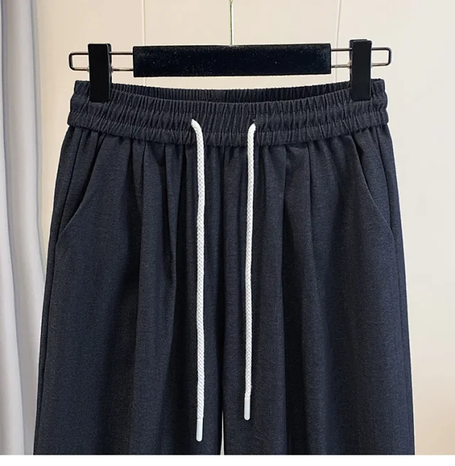 Lace - Trimmed Tencel Denim Wide - Leg Pants Detail