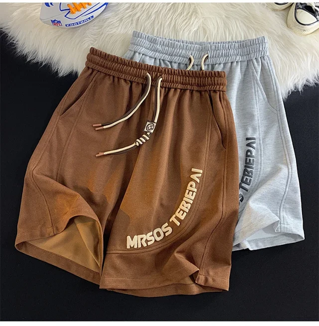 Foam Print Men's Retro Beach Shorts Detail