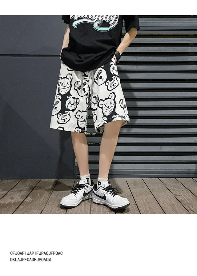 Men's Ice Silk Beach Shorts Detail