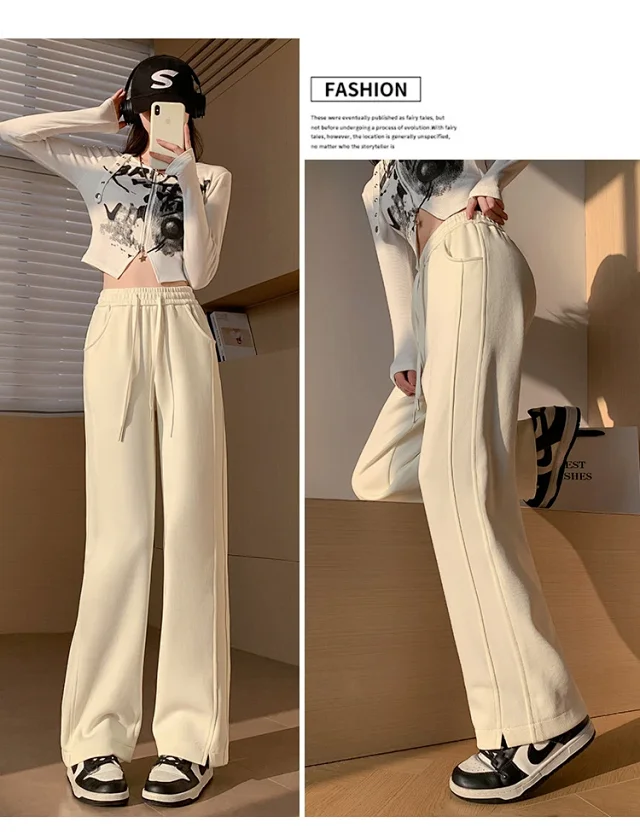 Banana Wide - leg Trousers for Women Detail