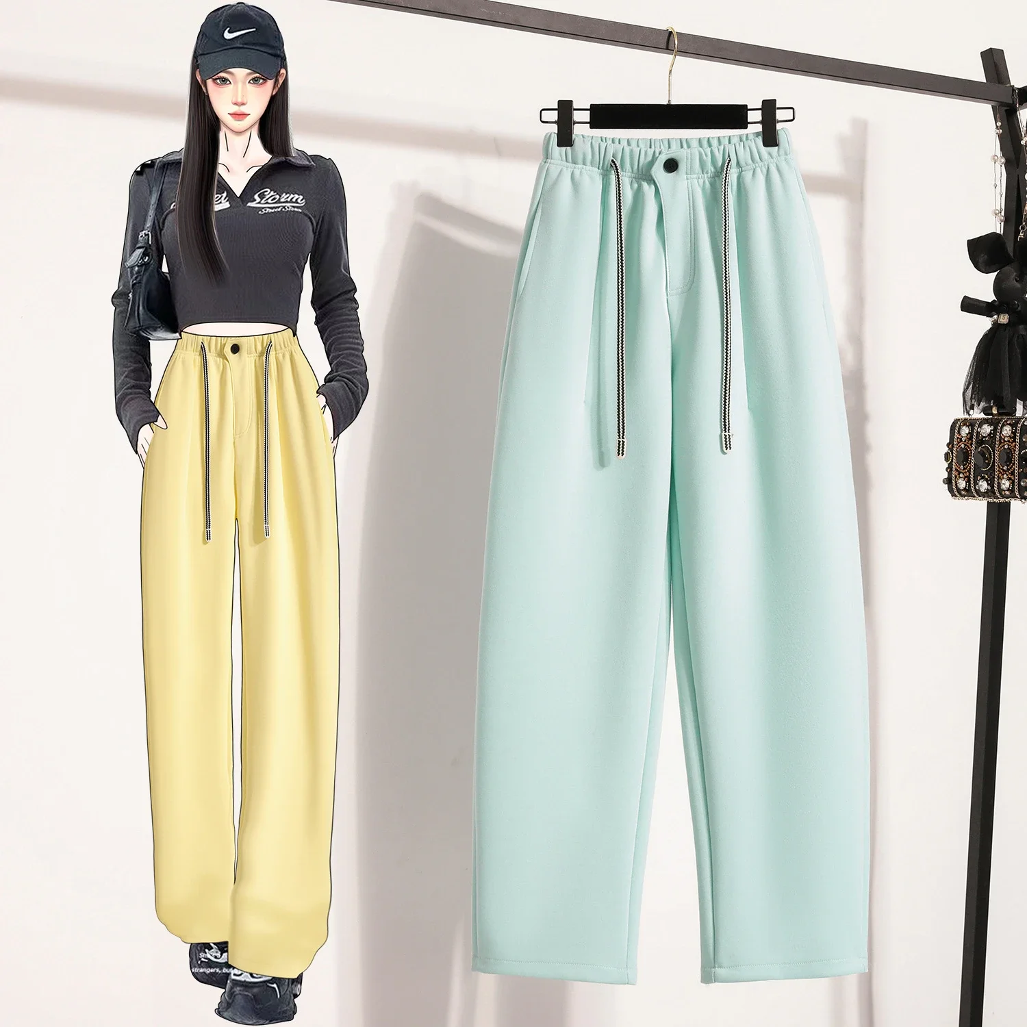 European-style Scimitar Pants Spring 2025 New