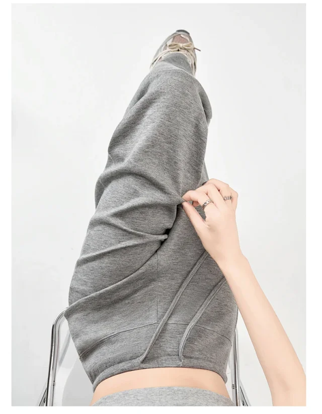 2025 Fall Women's Air Layer Wide - Leg Trousers Detail