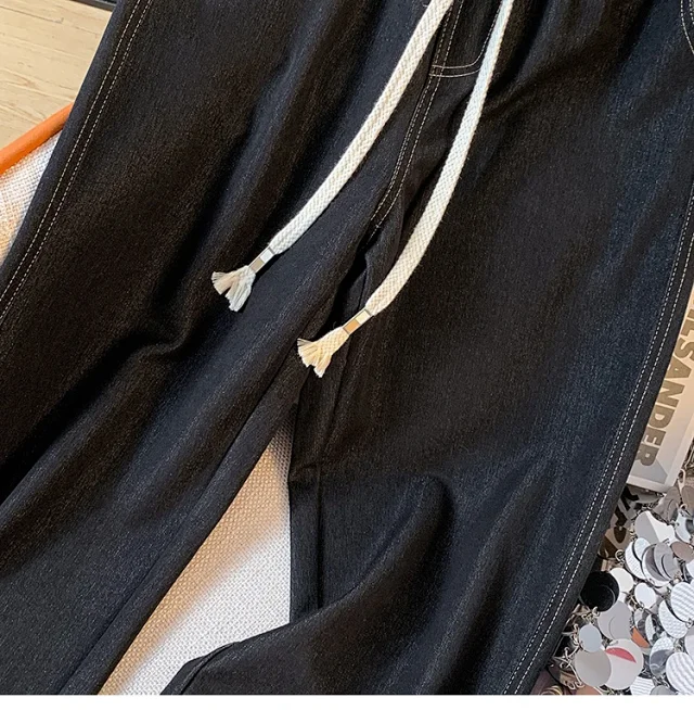 Autumn New Plus Size Lyocell Soft Jeans for Women Detail