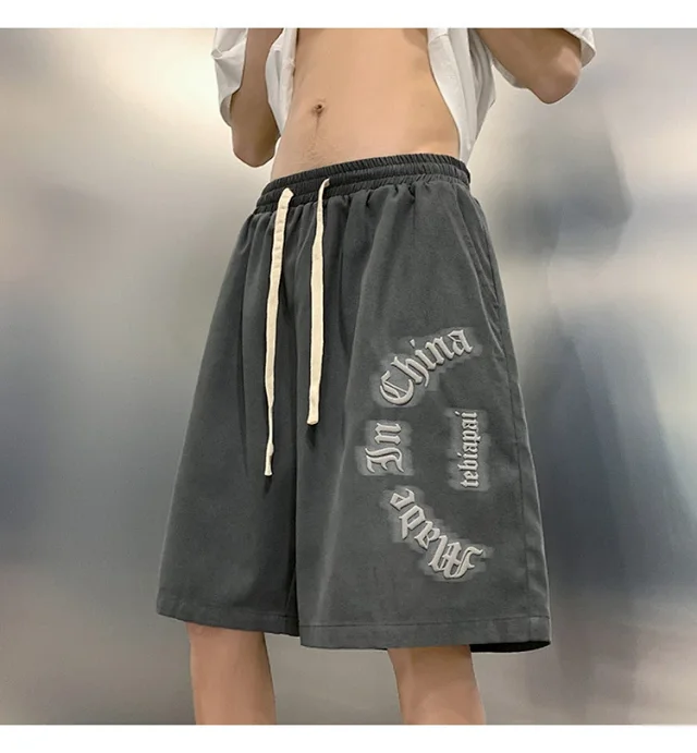 Men's Trendy Summer Ice Silk Shorts Detail