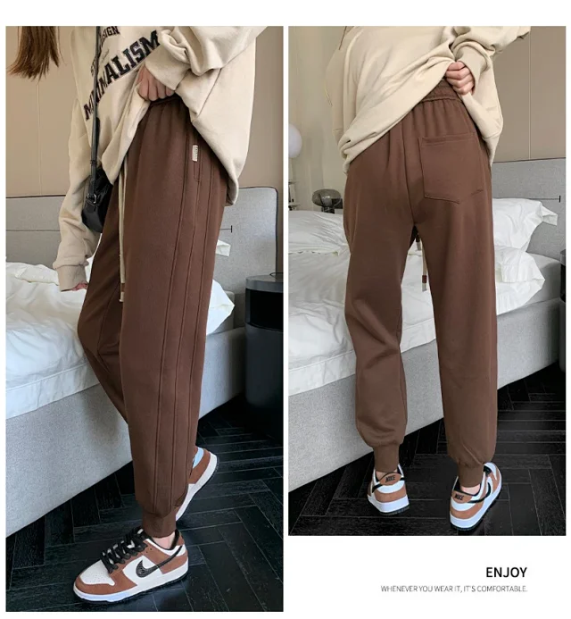 2025 Early Fall Women's Patchwork Joggers Detail