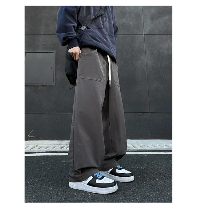 Men's Spring Hip Hop Hiking Pants Detail