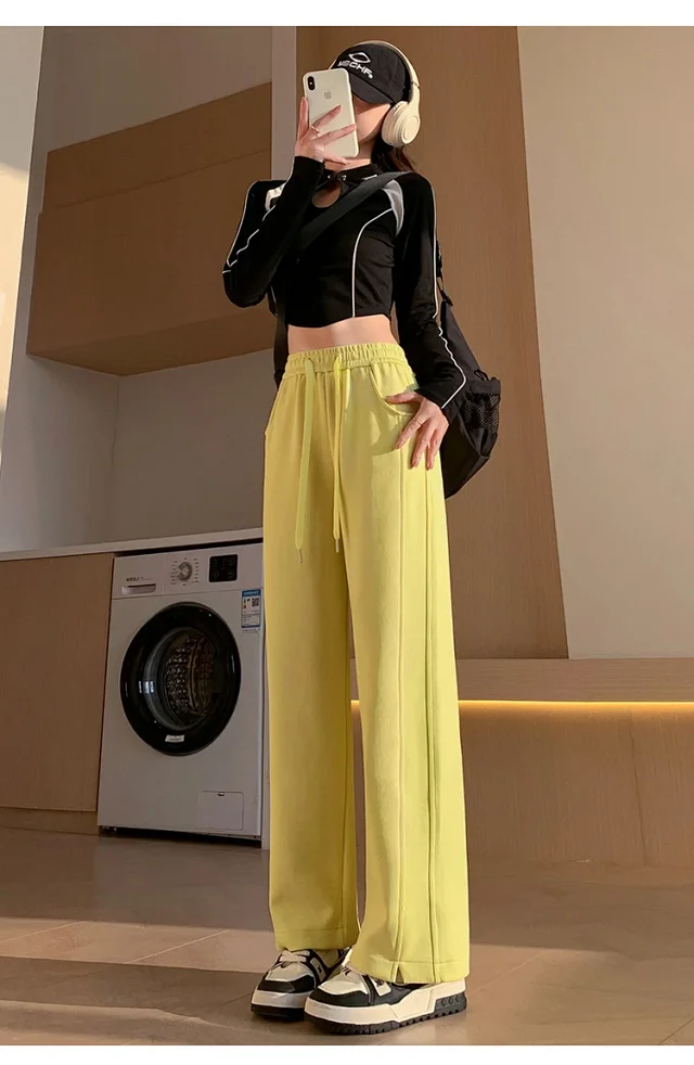 Banana Wide - leg Trousers for Women Detail