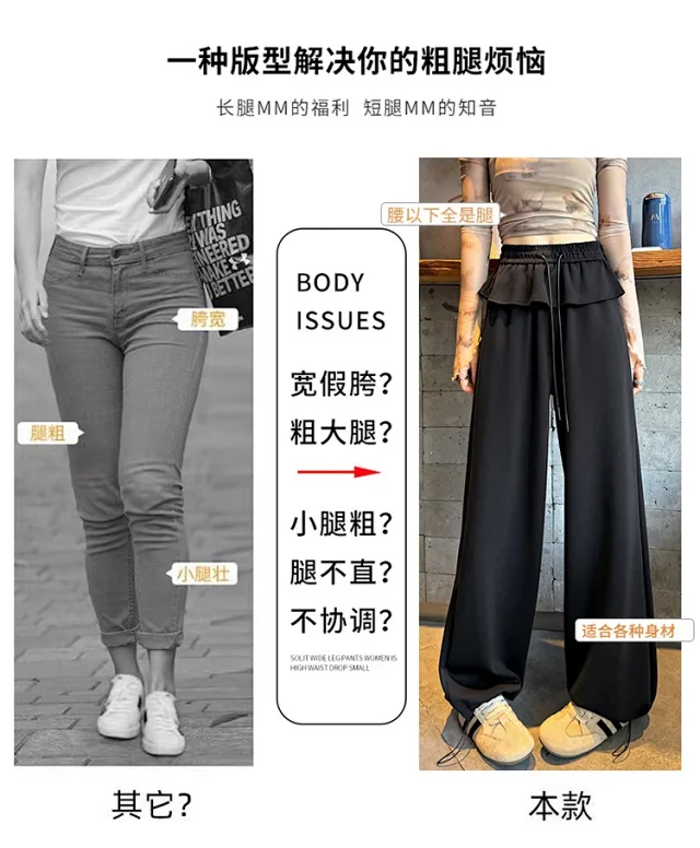 2025 Fall Women's Relaxed Fit Ballet-style Sweatpants Detail