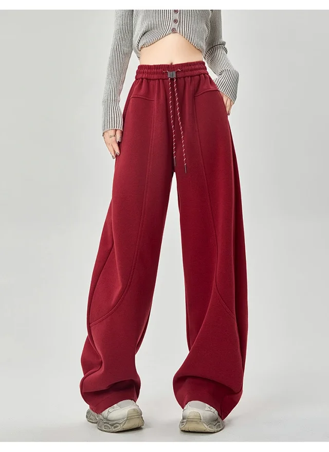 American Sports Multi - Color Banana Wide - Leg Pants Detail