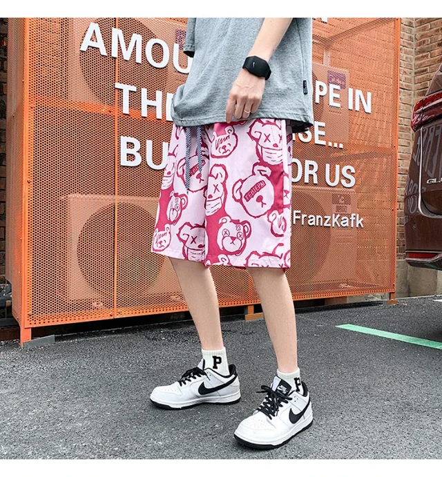 Men's Ice Silk Beach Shorts Detail