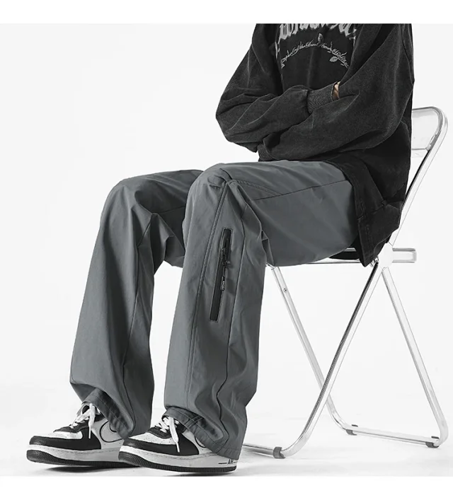 Men's Spring Euro - American Vibe Flared Cargo Pants Detail