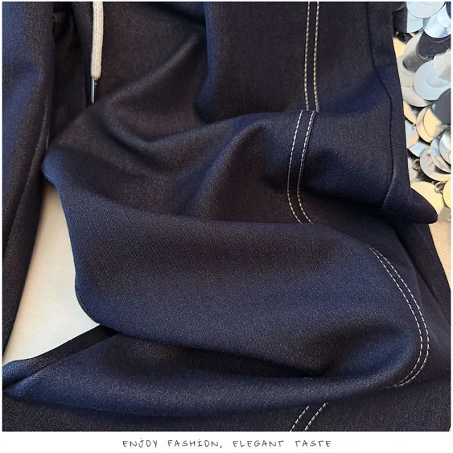 2025 Fall Women's High-End Curved Jeans Detail
