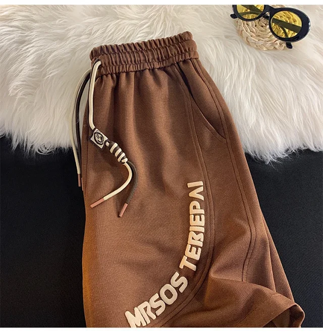Foam Print Men's Retro Beach Shorts Detail