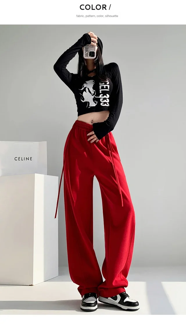 Wide-leg Pants for Women, 2025 Fall New Style Detail