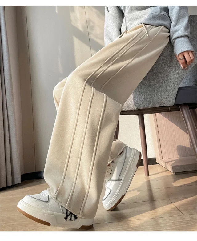 Autumn New High-waist Narrow Banana Pants Detail