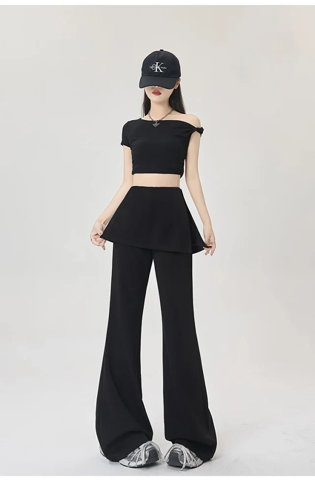 American Spice Girl's Flared Yoga Pants Detail