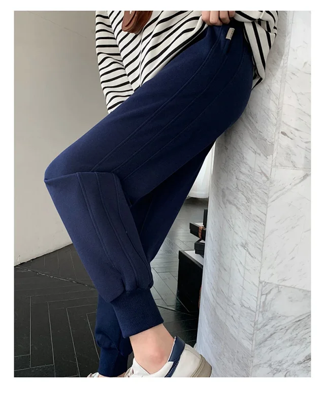 2025 Early Fall Women's Patchwork Joggers Detail