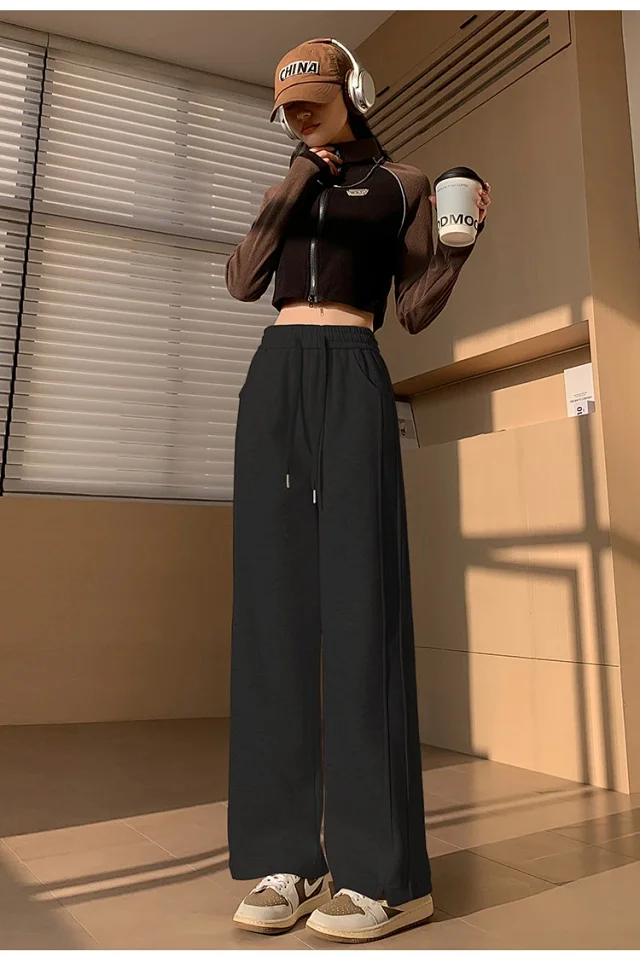 Banana Wide - leg Trousers for Women Detail