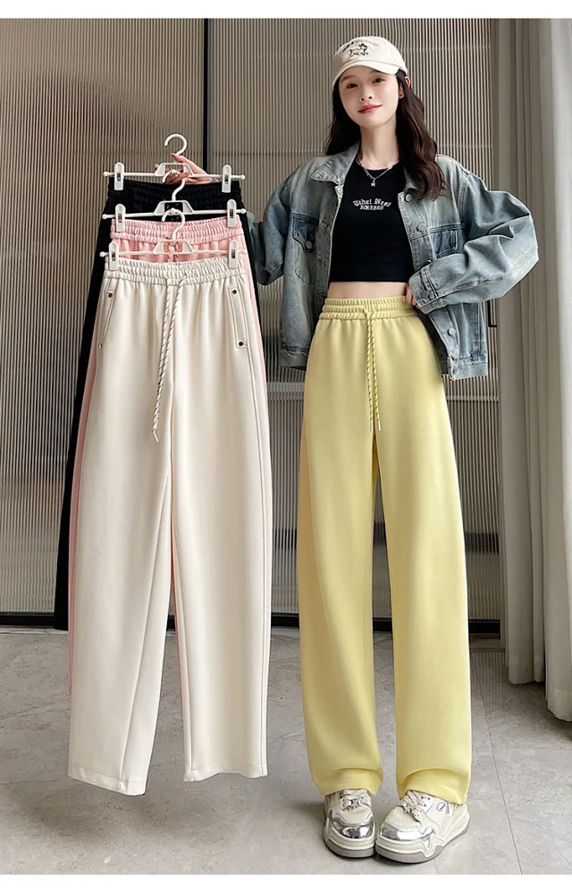 2025 Fall Wide-Leg Pants for Women Detail