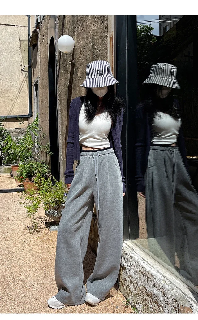 Women's Loose Wide-Leg Pants 2025 Detail