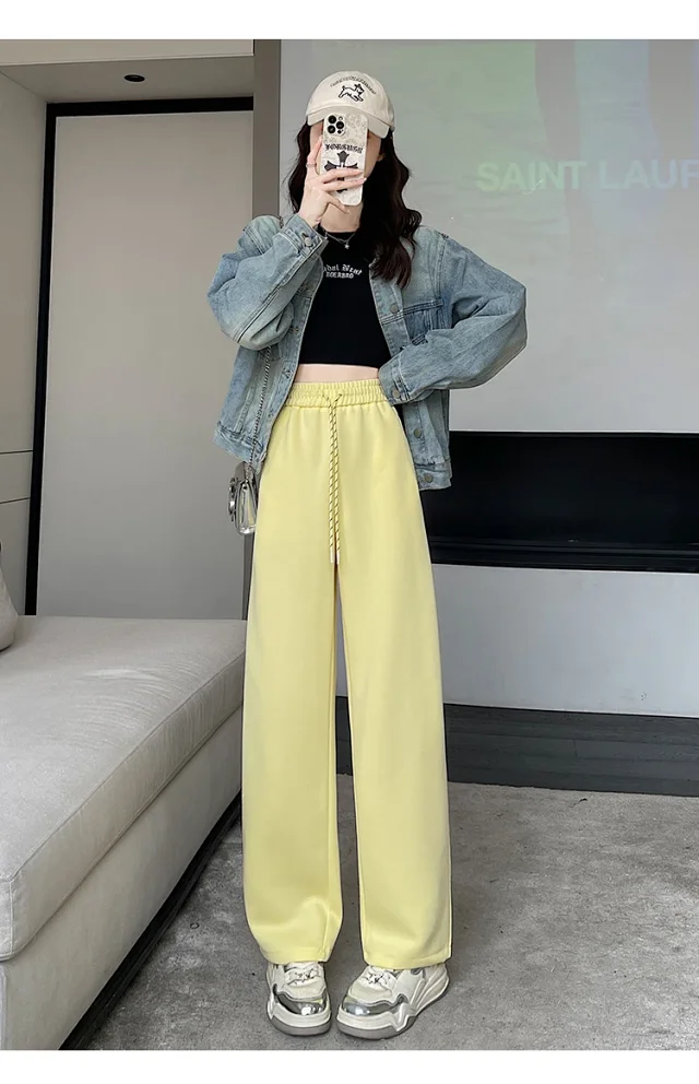 2025 Fall Wide-Leg Pants for Women Detail