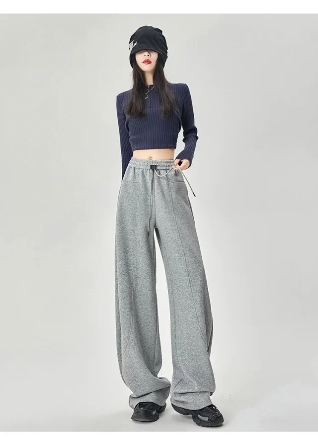 American Sports Multi - Color Banana Wide - Leg Pants Detail