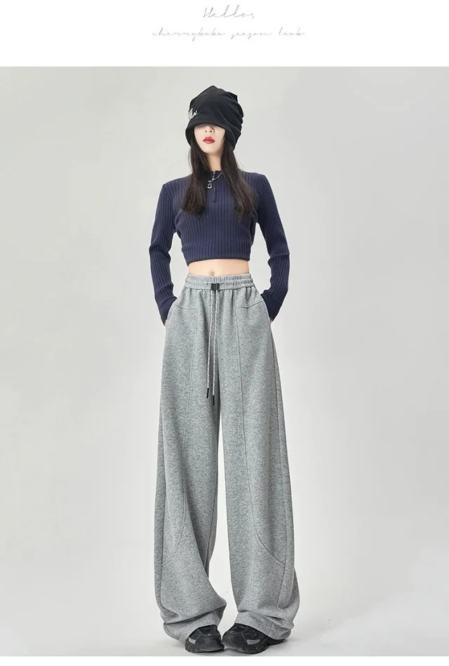 American Sports Multi - Color Banana Wide - Leg Pants Detail