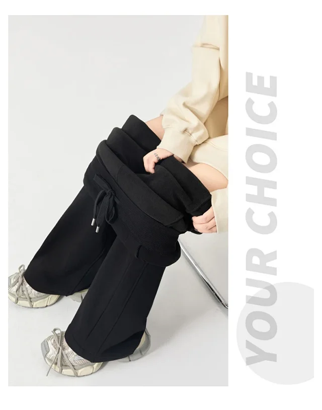 Women's Cotton Wide - leg Pants Detail