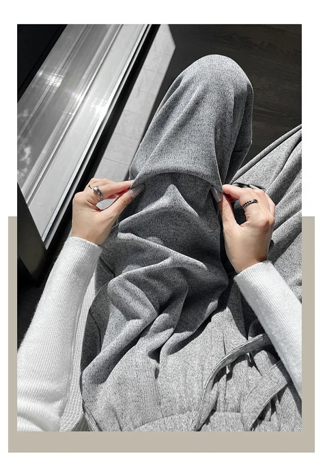 Autumn New Rice Flare Pants Detail