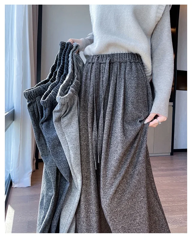 Autumn New Rice Flare Pants Detail