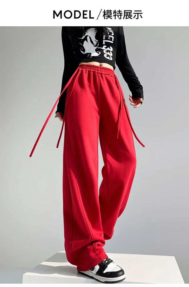 Wide-leg Pants for Women, 2025 Fall New Style Detail