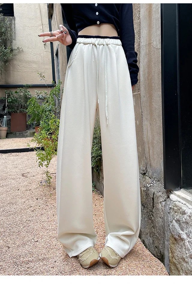 Women's Loose Wide-Leg Pants 2025 Detail
